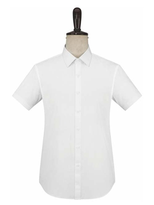 MTG-331白色男短袖襯衫