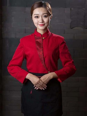中式紅色酒店服